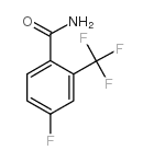 4-氟-2-(三氟甲基)苯甲酰胺结构式