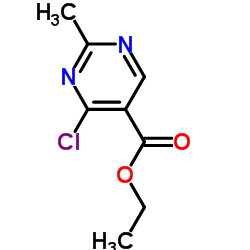 Ethyl 4-chloro-2-methylpyrimidine-5-carboxylate Structure