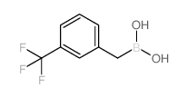 (3-(三氟甲基)苄基)硼酸结构式