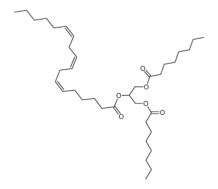 1,3-dicapryloyl-2-dihomo-γ-linolenoyl glyceride Structure