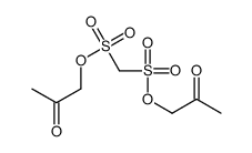 bis(2-oxopropyl) methanedisulfonate Structure