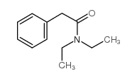N,N-二乙基苯乙酰胺结构式