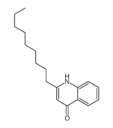 2-nonyl-1H-quinolin-4-one结构式