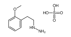 hydrogen sulfate,[2-(2-methoxyphenyl)ethylamino]azanium Structure