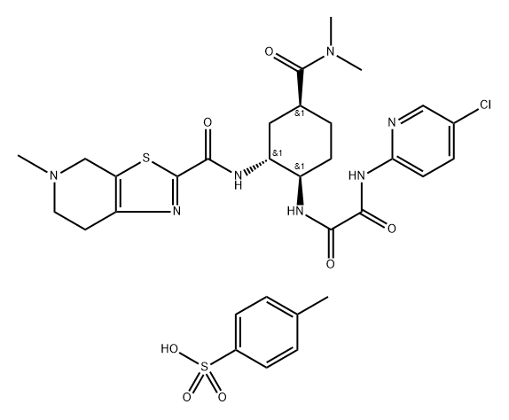 依度沙班杂质RRS(4-甲基苯磺酸盐)结构式