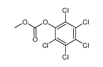 carbonic acid methyl ester-pentachlorophenyl ester Structure