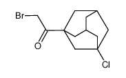 2-bromo-1-(3-chloro-adamantan-1-yl)-ethanone Structure
