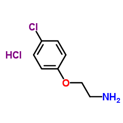 2-(4-Chlorophenoxy)ethanamine hydrochloride (1:1) Structure