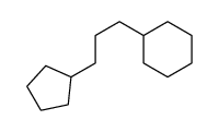 1-Cyclohexyl-3-cyclopentylpropane Structure