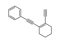 2-(2-ethynylcyclohexen-1-yl)ethynylbenzene结构式