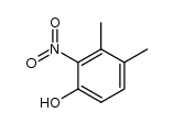 3,4-dimethyl-2-nitrophenol结构式