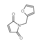 2-(2-呋喃甲基)-1H-吡咯-2,5-二酮结构式