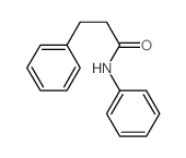 Benzenepropanamide,N-phenyl- Structure