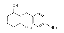 4-(2,6-二甲基-哌啶-1-甲基)-苯胺结构式