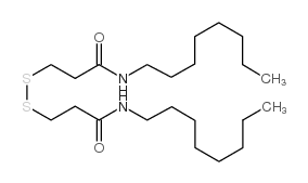 N,N'-二正辛基-3,3'-二硫代二丙酰胺结构式