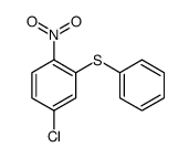 4-chloro-1-nitro-2-phenylsulfanylbenzene结构式