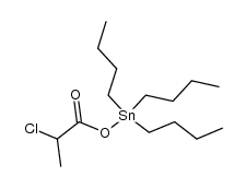 Tri-n-Butylzinn-2-chlorpropionat结构式
