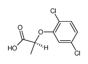 L-2-(2,5-dichloro-phenoxy)-propionic acid结构式