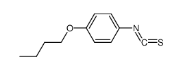 4-Butoxyphenylisothiocyanate Structure