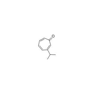 3-异丙基环庚-2,4,6-三烯-1-酮结构式
