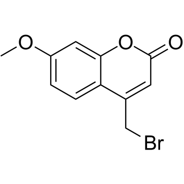 4-溴甲基-7-甲氧基香豆素结构式