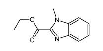 ETHYL 1-METHYL-1H-BENZO[D]IMIDAZOLE-2-CARBOXYLATE structure