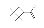 3-(1-chloro-vinyl)-1,1,2,2-tetrafluoro-cyclobutane结构式