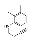 3-[(2,3-二甲基苯基)氨基]丙腈结构式