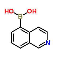 Isoquinoline-5-boronicacid Structure