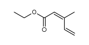 methyl-3 pentadiene-2,4 oate d'ethyle Z结构式