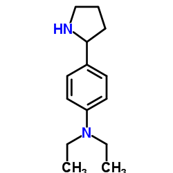 N,N-Diethyl-4-(2-pyrrolidinyl)aniline Structure