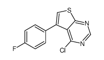 4-Chloro-5-(4-fluorophenyl)thieno[2,3-d]pyrimidine picture
