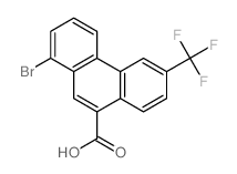 1-bromo-6-(trifluoromethyl)phenanthrene-9-carboxylic acid Structure