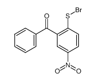 2-benzoyl-4-nitro-benzenesulfenyl bromide Structure