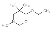 Ethyl 3,5,5-trimethyl-1,3-oxazinan-6-yl ether Structure