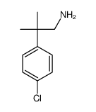 2-(4-氯苯基)-2-甲基-丙烷-1-胺结构式