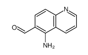 5-aminoquinoline-6-carbaldehyde Structure