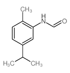 N-(2-methyl-5-propan-2-yl-phenyl)formamide结构式