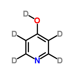 4-羟基吡啶-D5结构式