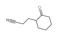 2-Oxocyclohexanepropiononitrile Structure