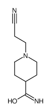 1-(2-氰基乙基)哌啶-4-羧酰胺结构式