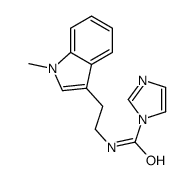 N-[2-(1-methylindol-3-yl)ethyl]imidazole-1-carboxamide Structure