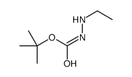Tert-butyl 2-ethylhydrazinecarboxylate结构式
