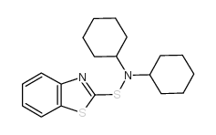 N,N-DICYCLOHEXYL-2 BENZOTHIAZOLE SULFENAMIDE structure