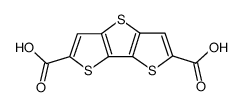 噻吩并[3,2-b]噻吩并[2,2-d]噻吩二羧酸结构式
