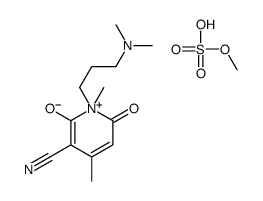 [3-cyano-6-hydroxy-4-methyl-2-oxo-(2H)-pyridine-1-propyl](trimethyl)ammonium methyl sulphate Structure