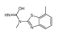 Urea, N-methyl-N-(7-methyl-2-benzothiazolyl)- (9CI) Structure