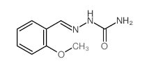 [(2-methoxyphenyl)methylideneamino]urea结构式