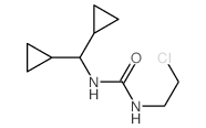 3-(2-chloroethyl)-1-(dicyclopropylmethyl)urea结构式