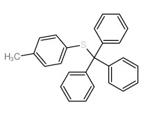 1-methyl-4-tritylsulfanyl-benzene Structure